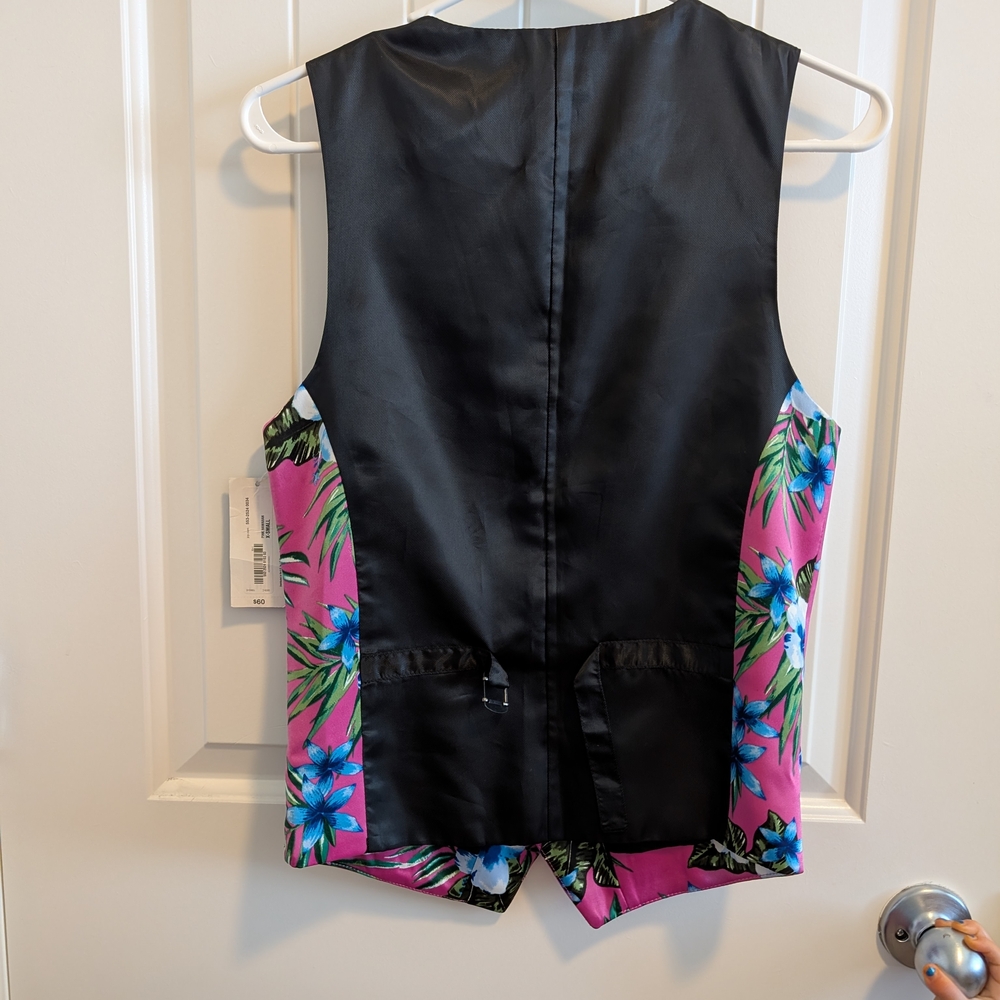 jf j.ferrar Pink Floral Vest - Picture 6 of 6